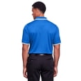 thumbnail image 2 of Devon & Jones DG20C Men's CrownLux Performance Plaited Tipped Polo-French Blue/ White-XL, 2 of 3
