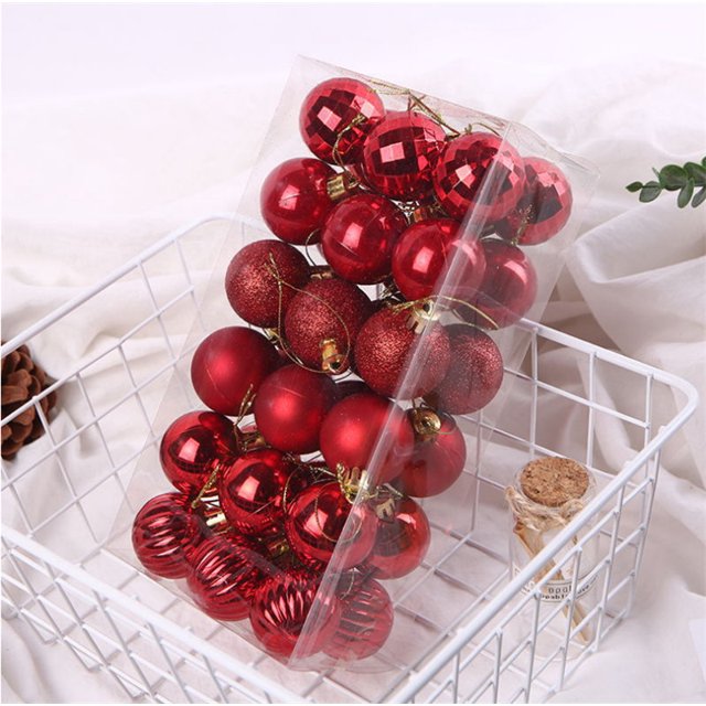 Agiferg 40mm Christmas Xmas Tree Ball Bauble Hanging Home Party Ornament Decor 36PC
