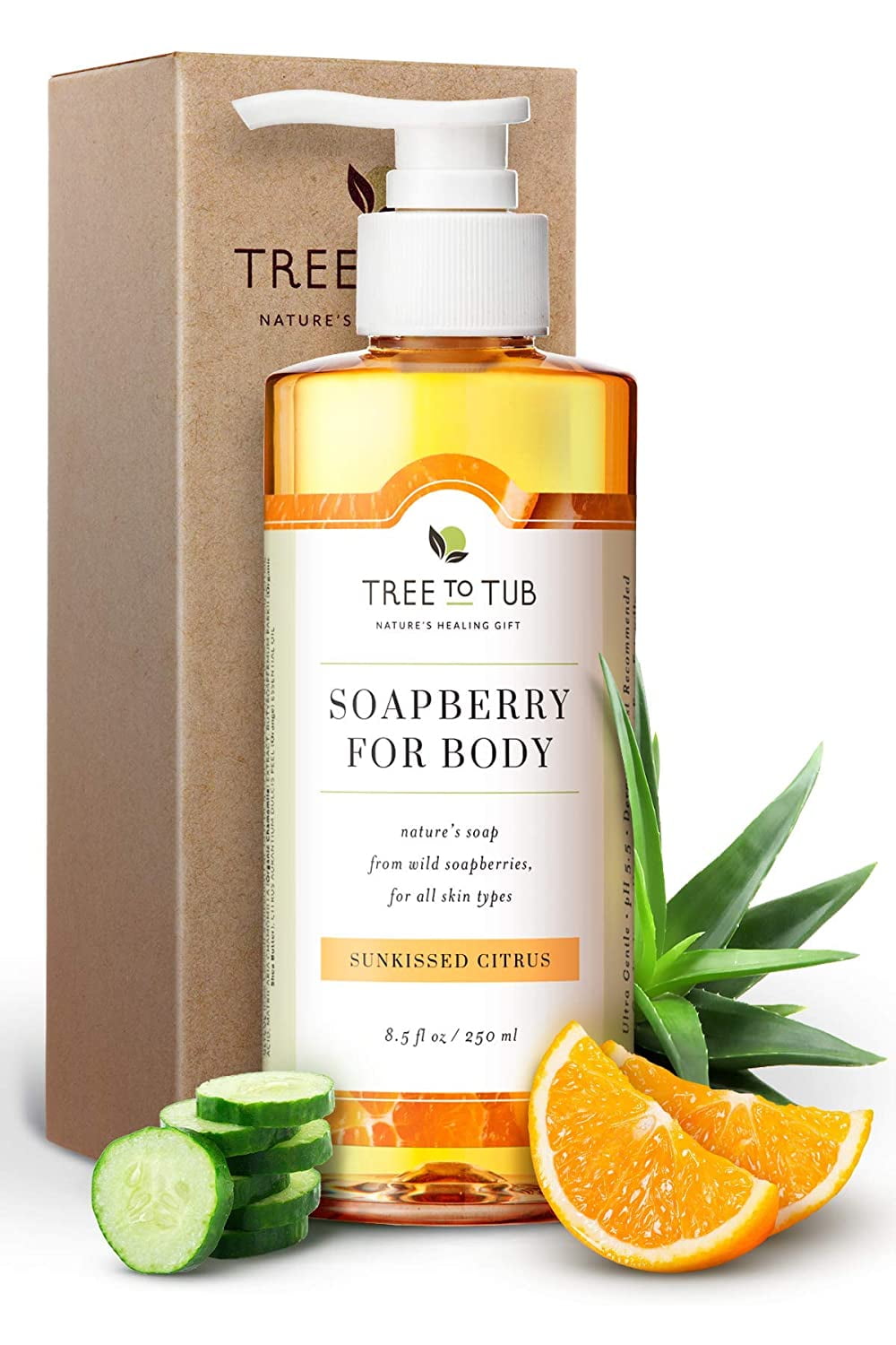 Sensitive Skin Body Wash by Tree to Tub pH 5.5 Balanced Moisturizing