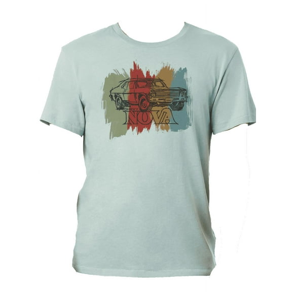 Chevrolet Nova Graphic T Shirt - Faded Teal M