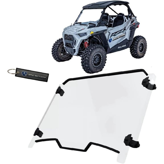 Front Full Windshield Tough PC Fits Polaris RZR XP 1000 /4 Turbo Models (2019-2023)