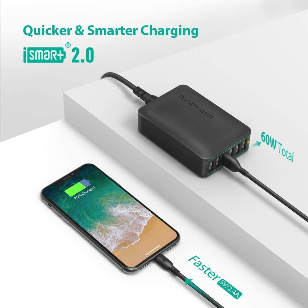 ravpower 6 port charger