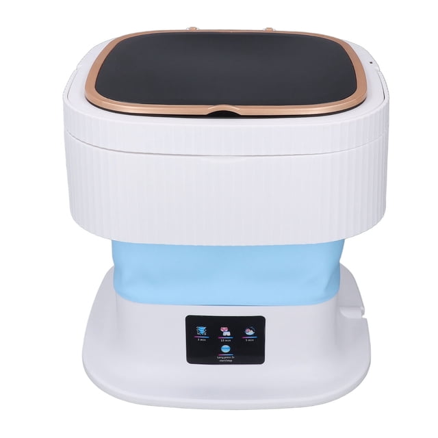 Portable Washing Machine, 11.5L Large Capacity Folding Mini Laundry Washer with 3 Timer, Deep Cleaning of Underwear, Baby Clothes, Sock, Small Delicates for Apartments, Dorm