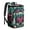 Black-43, variant on Watercolor Flower Pattern Cooler Backpack, Leakproof Insulated Lunch Bag with Bright Colorful Floral Design, Ideal for Camping, Hiking, Office