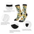 thumbnail image 3 of Uemuo Yellow Tulips Printed Kids Boys Socks Seamless Crew Socks Crazy Funny Athletic Sport Socks for Children, 3 of 6