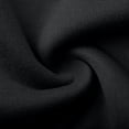 thumbnail image 5 of Qgtaibl Women's Lace Up Hoodie Criss Cross V Neck Drawstring Pullover Sweatshirt Thin Fleece Long Sleeve Fall Hooded Top with Kangaroo Pocket Black XXXL, 5 of 6