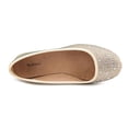 thumbnail image 3 of Style & Co. Womens Angelynn Metallic Embellished Ballet Flats, 3 of 5