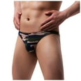 thumbnail image 6 of Tbopshirt Men's Brief Underwear Clearance,Men's Trunks Camouflage Mesh Thin Low Waist Breathable Underwear,Mens Gift, 6 of 6