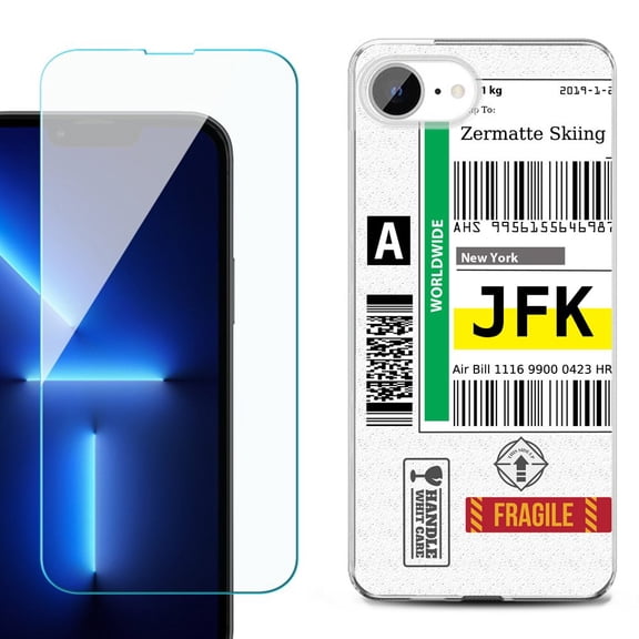 Phone Case for iPhone 17e, with Screen Protector, by OneToughShield - Mail / New York