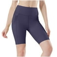 thumbnail image 2 of Pantalones Cortos para Hombre Cintura Elástica con Bolsillos Casual Cintura Alta Levantado Nalgas Ajustado Deportes Correr Medio Pantalones Cortos, 2 of 9