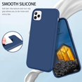 thumbnail image 2 of For Iphone 11 Pro Case Liquid Silicone Slim Cover With Microfiber Lining Shockproof Protective Case For Iphone 11 Pro 5.8 Inch Cobalt Blue[L1660], 2 of 5