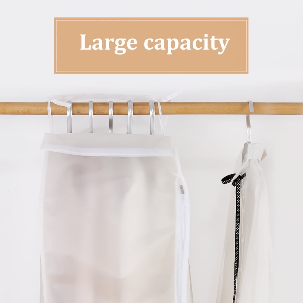 Gohope Garment Clothes Cover Protector, Closet Storage Bags Translucent