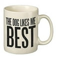 thumbnail image 2 of Primitives by Kathy 20 oz Ceramic Mug - The Dog Likes Me Best, 2 of 2
