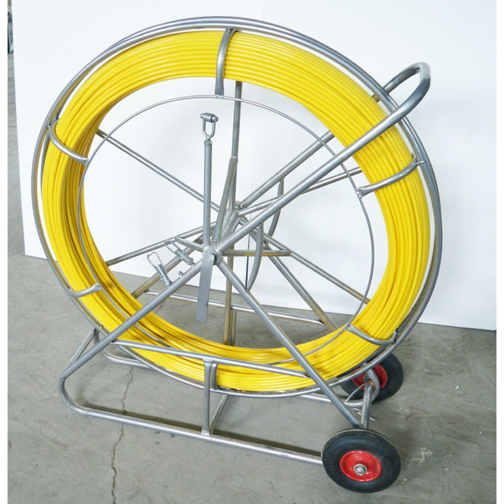 INTSUPERMAI Fish Tape Fiberglass Reel Duct Rodder Fishtape Conduit