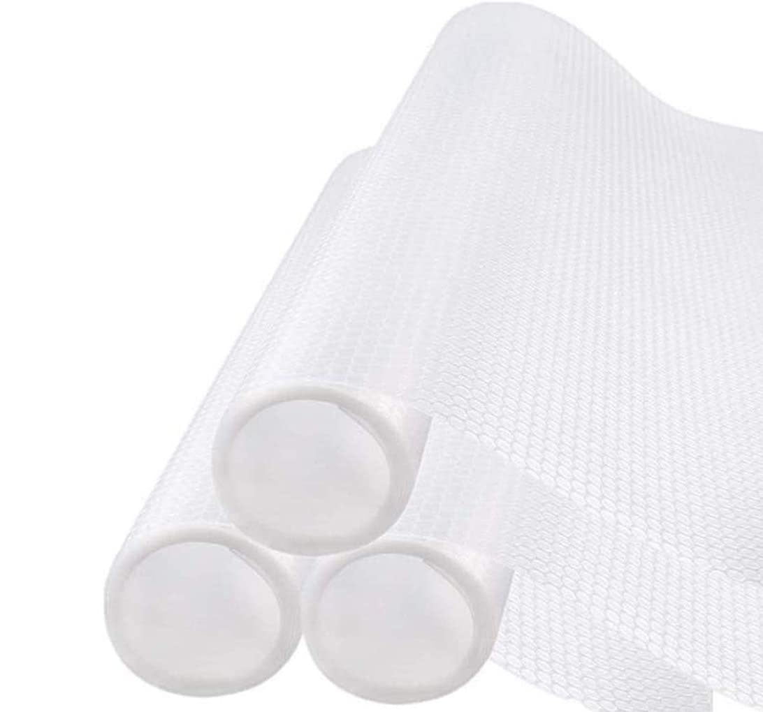 4 Rolls Drawer and Shelf Liner, Non Adhesive Roll, 17.7''x 59'', Non