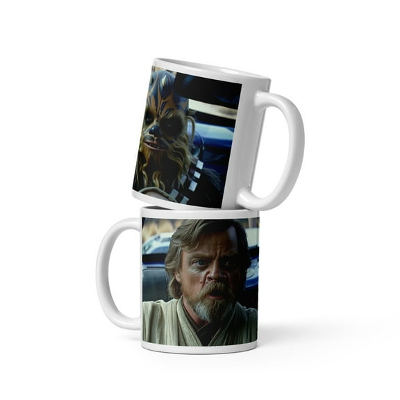 STAR WARS INSPIRED - White glossy mug (11 oz)