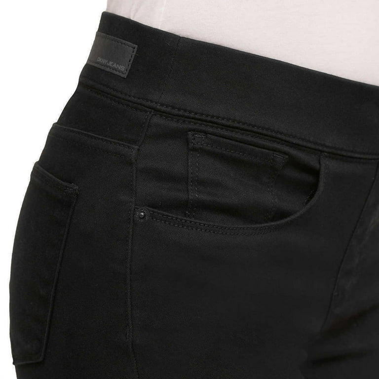 DKNY Jeans Ladies' Pull On Bermuda Short (Black, Small) 