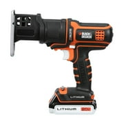 مثقاب لاسلكي Black+decker 20v، مجموعة أدوات كهربائية مكونة من 6 قطع، بطارية وشاحن متضمنان (bdcdmt1206kitc)