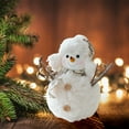 thumbnail image 2 of 2025 Christmas Plush Snowman Doll, InsCrazy Indoor Tabletop Decor for Christmas Decoration, 2 of 6