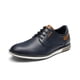 thumbnail image 1 of Zapatos Oxford casuales azules para hombre Bruno Marc talla 8W, 1 of 9