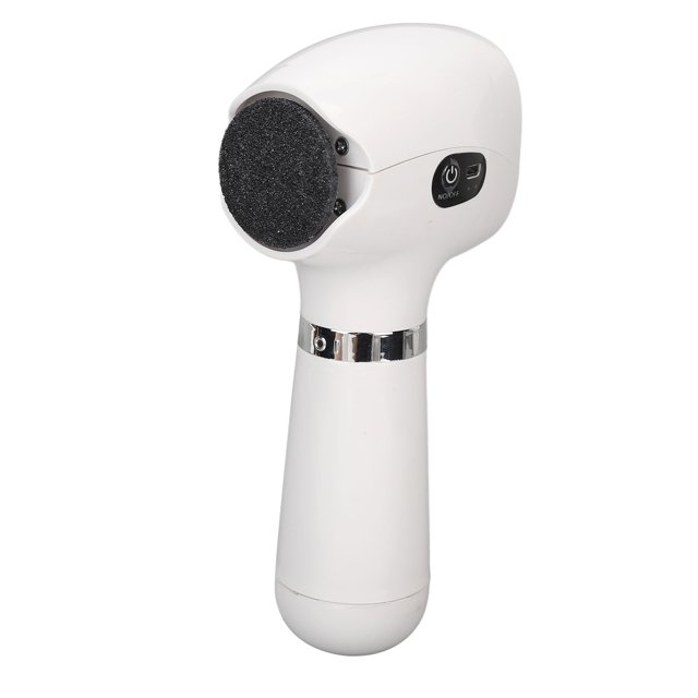 Foot Grinding Machine, Skin Electric Foot File With 2pcs Grinding Head For Corns For Home White