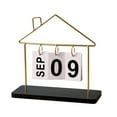 thumbnail image 2 of TeashCHAT Tabletop Reused Calendar Crafts Desktop Decoration Iron Ornaments Reusable Design,Home Decor Collection, 2 of 6