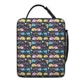thumbnail image 6 of Elephant Lunch Box for Men Reusable Insulated Small Lunch Bag with Boho Mandala Floral Watercolor Design, Tribal Retro Animal Cooler Tote for Work, Camping & Travel, 6 of 6