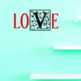 thumbnail image 1 of Custom Decals Love Wall Art Size: 8 X 20 Inches Color: Multi, 1 of 1