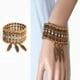 thumbnail image 4 of Mujeres Joyería De Retro Hoja Brazalete Brazaleta Sunnimix Pulsera para el brazo, 4 of 8