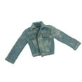 thumbnail image 4 of 1: 6 Figura femenina de la chaqueta de figura en miniatura para niños elegantes para niños de juguete para muñecas de juguete para 12 '' Figuras de azul claro, 4 of 8