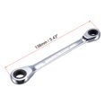 thumbnail image 2 of Unique Bargains Double Box End Ratcheting Wrench (8x10mm) Metric 72 Teeth 12 Point Ratchet Spanner Tools, CR-V, 2 of 5