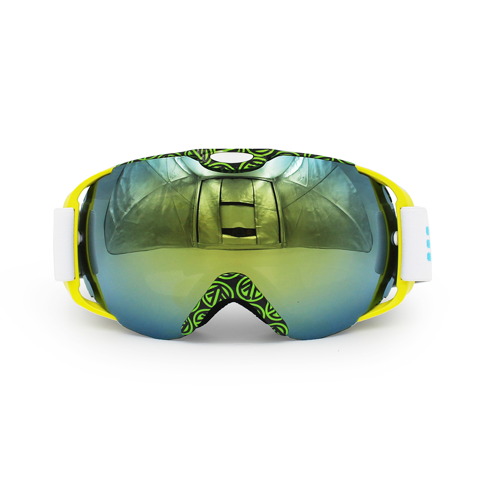 Ediors Windproof Snowmobile Ski Goggles Protective Eyewear Anti Fog Double Lens All Mountain UV Protection by Ediors