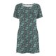 thumbnail image 5 of Vestido suelto de manga corta suelto informal liso para mujer Vestido estampado floral estampado clásico Fridja qw1613, 5 of 8