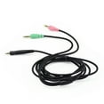 thumbnail image 6 of Black 2.0m PC Cable Replacement Audio Cable for Sennheiser GAME ONE/ GAME ZERO/ PC 373D/ PC37X/ GSP350/ GSP500/ GSP600, 6 of 7