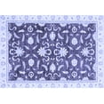 thumbnail image 1 of Ahgly Company Indoor Rectangle Oriental Blue Modern Area Rugs, 5' x 8', 1 of 4
