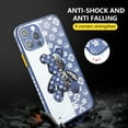 thumbnail image 6 of FIEWESEY Compatible iPhone 12 Pro Phone Case, Cool Bear Shockproof Fashion Full Protection Soft TPU and Hard PC Back Scratch Slim Case for iPhone 12 Pro 6.1 inch (Deep Blue), 6 of 6