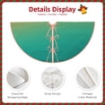 thumbnail image 3 of Sikiie Orange To Teal Gradient1 Christmas Tree Skirt, Christmas Tree Decorations, Christmas Decor, Tree Mat Decoration(30-48IN)-36", 3 of 6