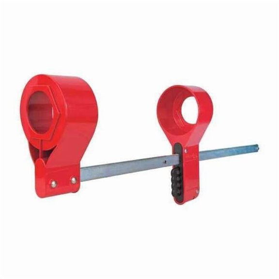 Master Lock Blind Flange Lockout,14 to 24 in Pipe Sz S3924