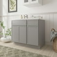 thumbnail image 6 of 39" Freestanding Bathroom Vanity Cabinet without Top in Gray, 6 of 6