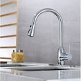 thumbnail image 2 of RUNFINE Single-Handle Pull Down Sprayer Kitchen Faucet Brushed Nickel Finish, 2 of 6