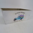 thumbnail image 1 of White With Blue Truck And Lavender 'Flower Market' Crate, 1 of 1