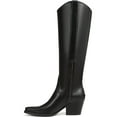 thumbnail image 3 of Sam Edelman Women's Wyatt Western Boot Black Wide Calf 8M, 3 of 5