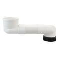 thumbnail image 1 of Tubo de drenaje de extensión de brida de inodoro con compensación flexible, palanca de brida de inodoro para lavabo de baño para sistemas de drenaje de plomería, desechos de 25cm Macarena Brida de inodoro compensada, 1 of 8