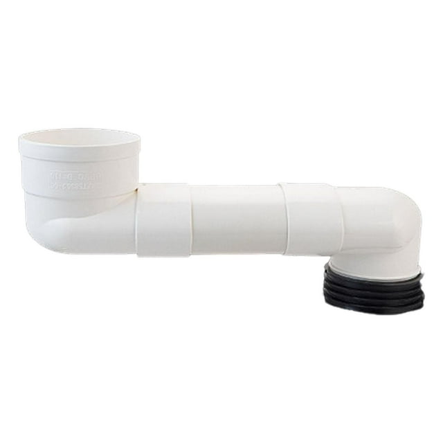 Tubo de drenaje de extensión de brida de inodoro con compensación flexible, palanca de brida de inodoro para lavabo de baño para sistemas de drenaje de plomería, desechos de 25cm Macarena Brida de inodoro compensada