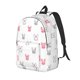 thumbnail image 1 of Disketp Girl Rabbit Mochila de Lona Estampada, Mochila Escolar de Viaje Ligera para Estudiantes y Portátil-Medium, 1 of 5