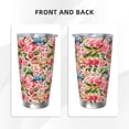 thumbnail image 3 of Rateoe Watercolor Birds Printed Car Guy Gifts for Men Women Tumbler - 20oz/590ml Double Wall Vacuum Insulated Stainless Steel Travel Tumbler Cups with Lid & Straw-Without Straw, 3 of 8