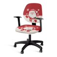 thumbnail image 3 of CHAQLIN Office Chair Covers Santa Claus Pattern with Comfy Decorative Office Chair Slipcover for High Back Chair, 2 Piece Desk Chair Cover, 3 of 8