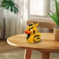 thumbnail image 4 of Dragon Duck Gothic Duck Statue, Hand-Painted Cool Resin Dragon Duck Figure Yellow Dragon Duck Garden Statue Decoration, 8cm, 4 of 5