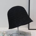 thumbnail image 4 of CoCopeanut Topi Wanita Topi Jerami Ventilasi Topi Wanita Topi Ember Musim Panas Musim Gugur untuk Wanita Topi Tabir Surya Luar Ruangan Topi Wanita Panama, 4 of 6