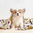 thumbnail image 4 of Yiaed Thanksgiving Print Dog Blankets-Cat Blanket Washable for Couch Protection,Puppy Blanket, Soft Plush Reversible Throw Furniture Protector-Medium, 4 of 8